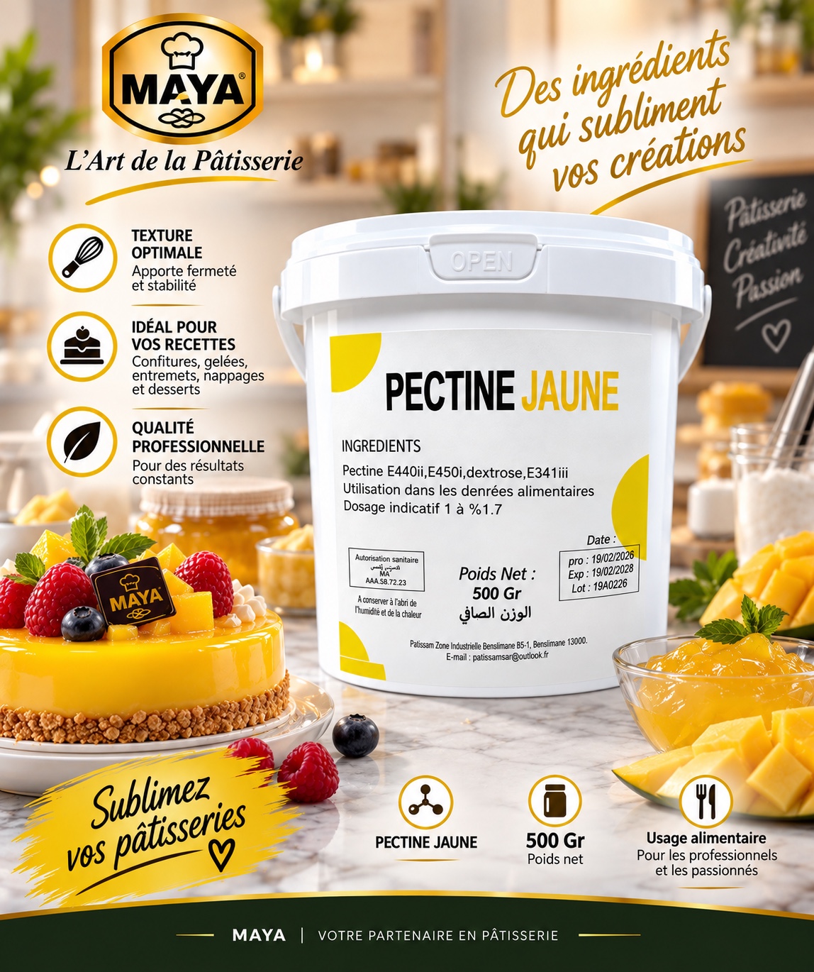 Pectine jaune