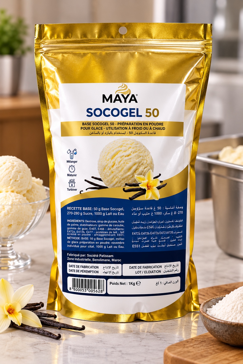 SOCOGEL 50 — Base pour glace