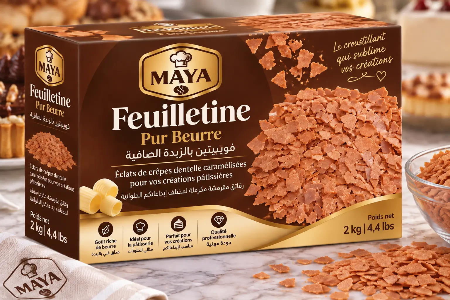 Feuilletine Pur Beurre MAYA