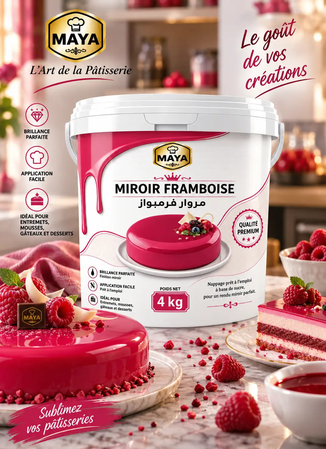 Miroir Framboise