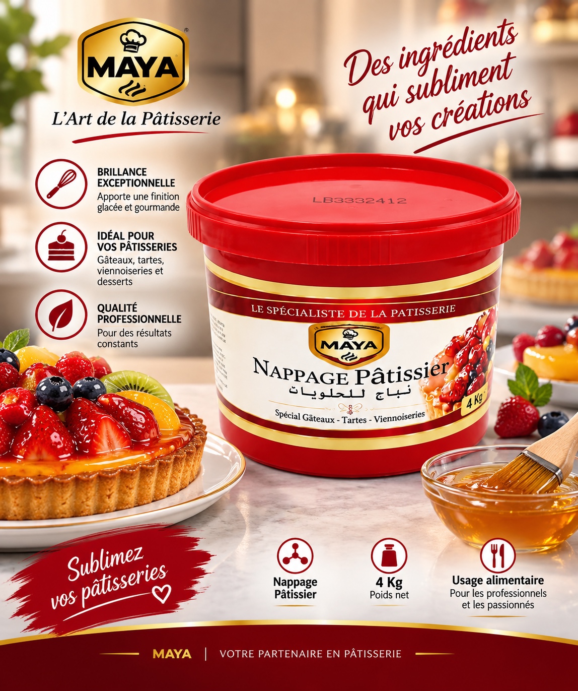 Nappage Pâtissier MAYA