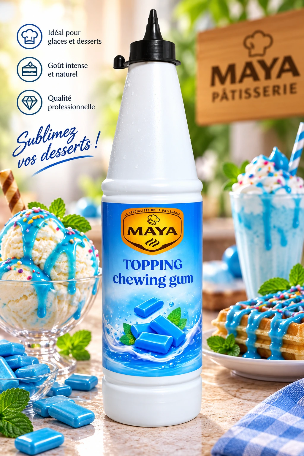Topping Chewing-gum