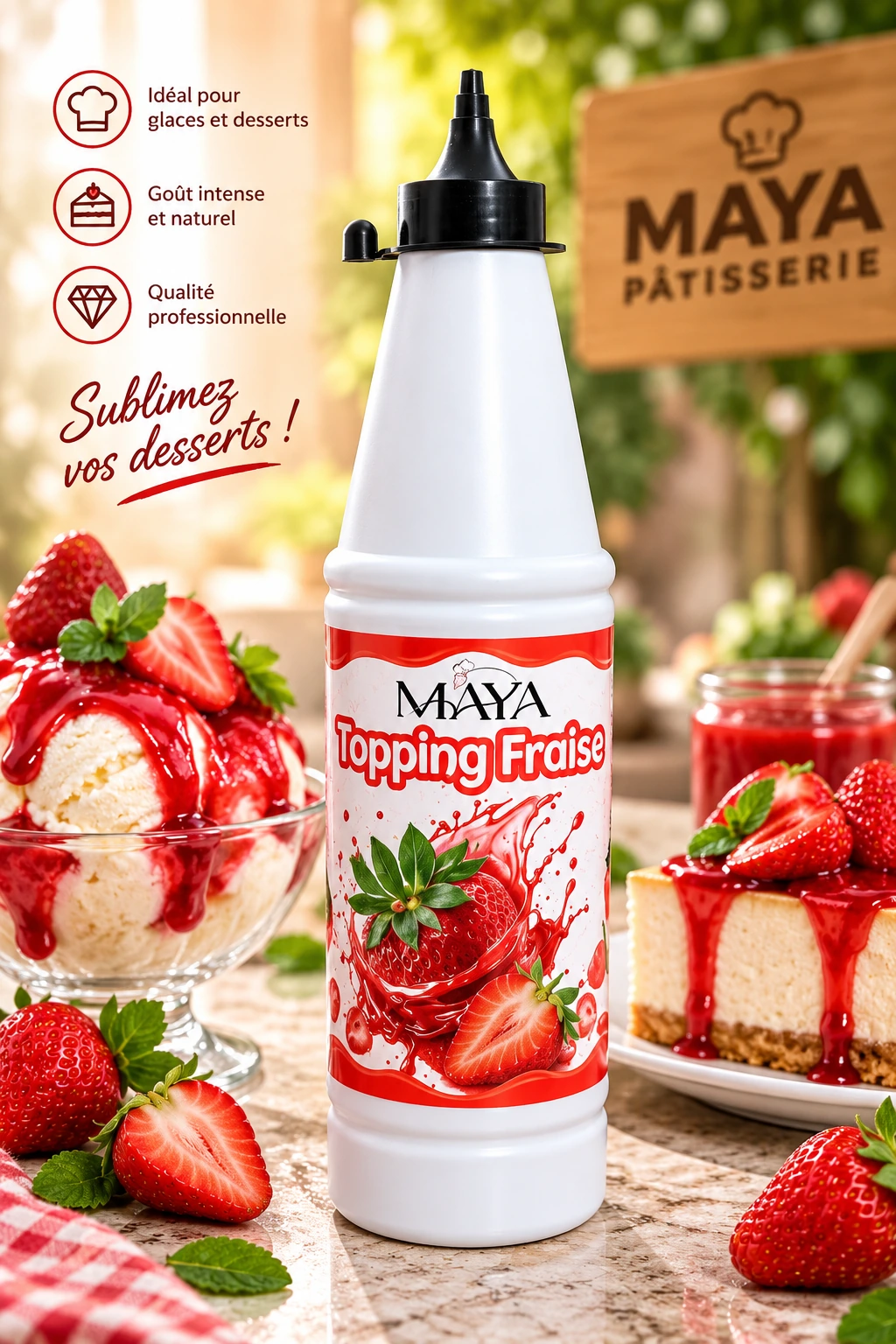Topping Fraise
